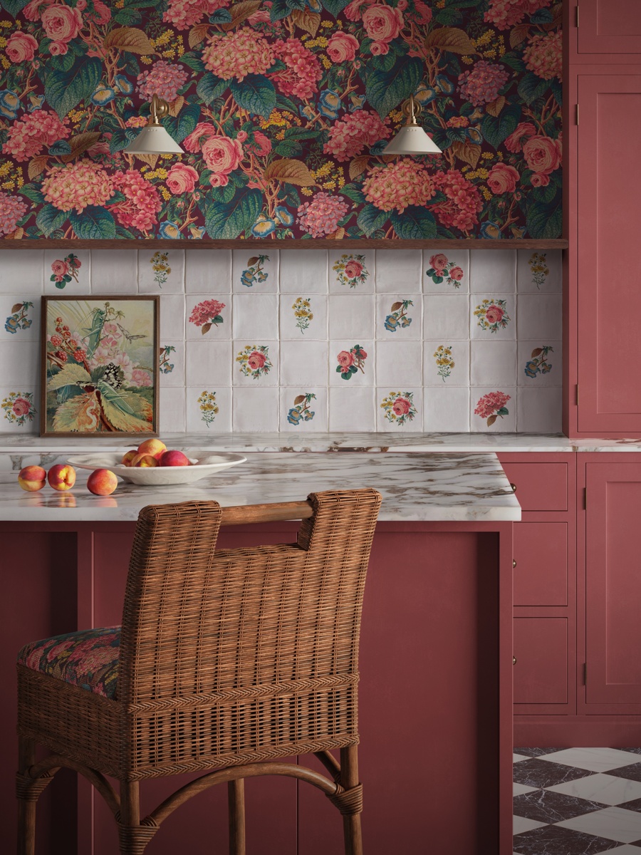 CA PIETRA X DIVINE SAVAGES   THE BRAMBLES TILES KITCHEN 3