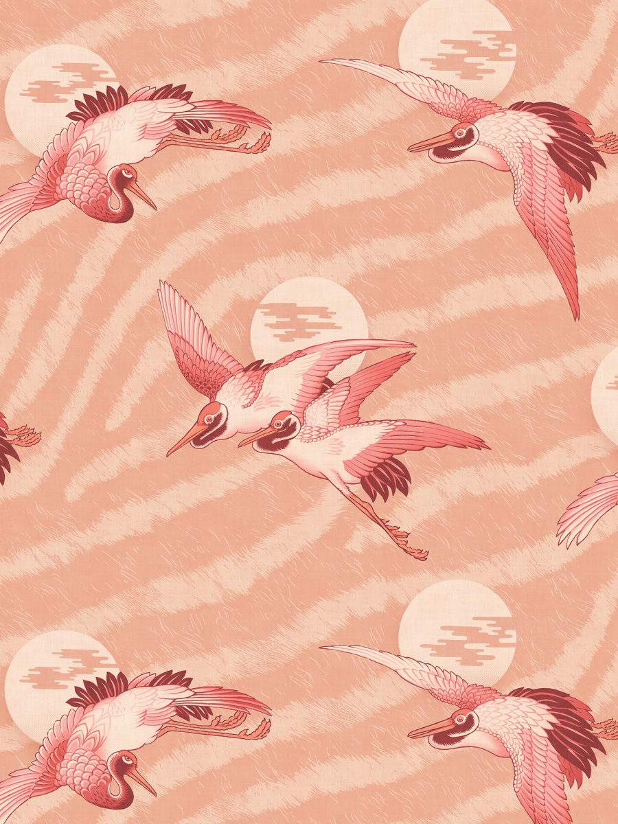 DIVINE SAVAGES X PIKES IBIZA SUNSET DREAMS  PEACH PALOMA  WALLPAPER 4