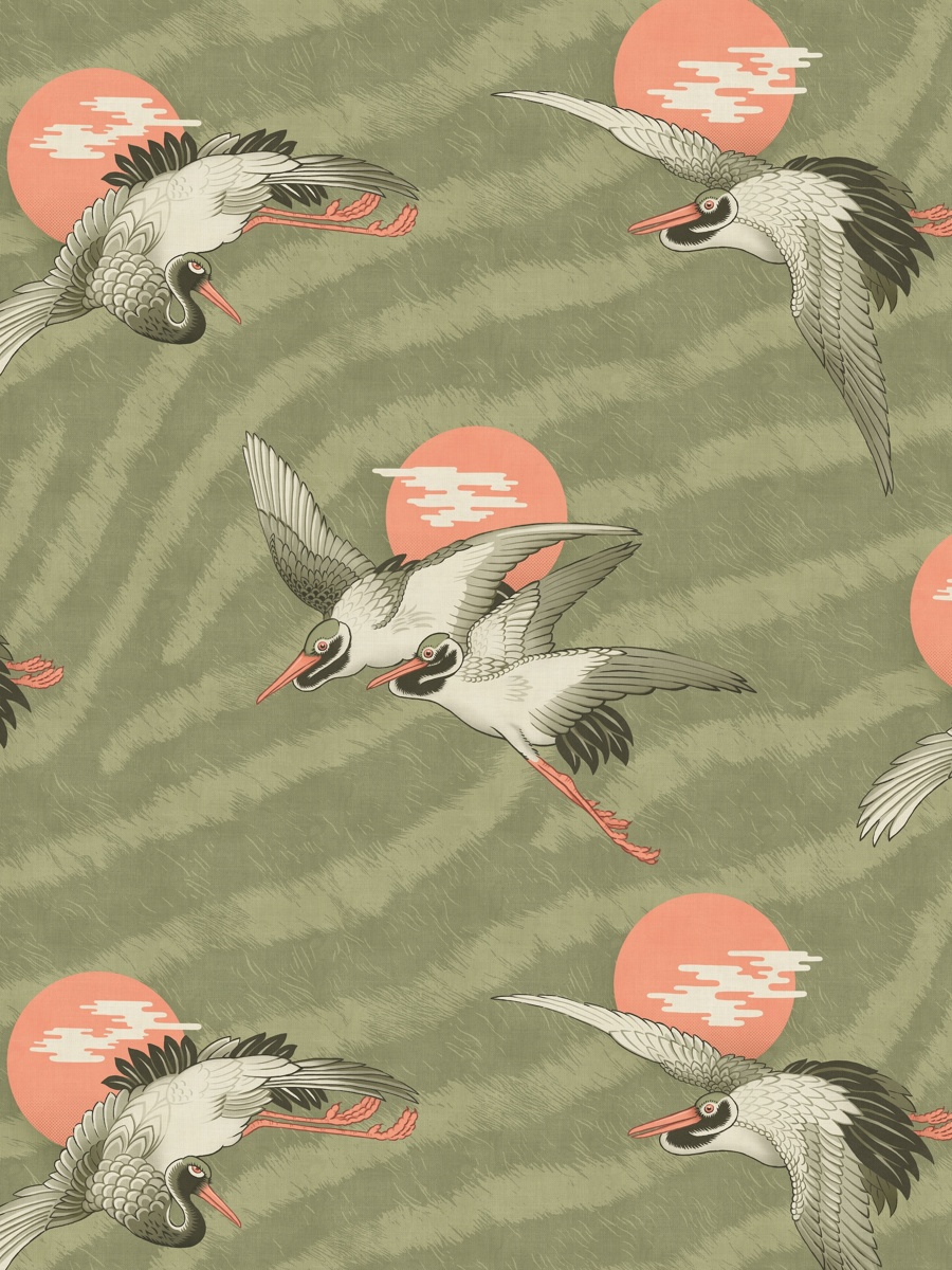 DIVINE SAVAGES X PIKES IBIZA SUNSET DREAMS  MARTINI OLIVE  WALLPAPER 4