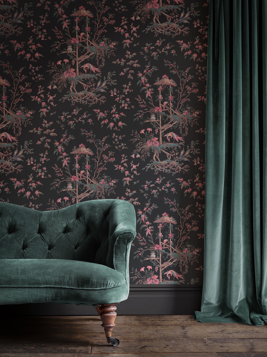 DIVINE SAVAGES GARDEN OF AMYTIS  NOIR  WALLPAPER