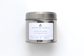 Soy Scented Candle (Silver)