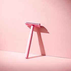 Metal Razor Gift Set - Pastel Pink