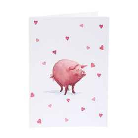 JANE ABBOTT Piggy  Card Flo