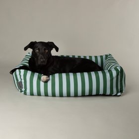 Amalfi Striped Box Bed - Green