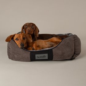 Chester Box Dog Bed - Graphite Grey