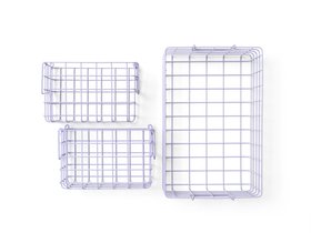 Mustard Made, The Baskets in Lilac (set of three), (mustardmade.com)