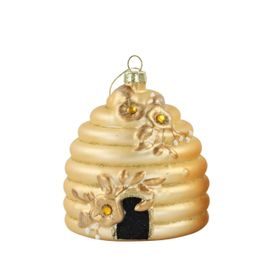 Glas Christbaumschmuck Bienenstock