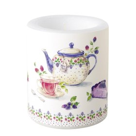 Dekorkerze Beeren & Tee