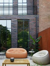 Outdoor Living Ottoman Armchair And Sofa Lifestyle