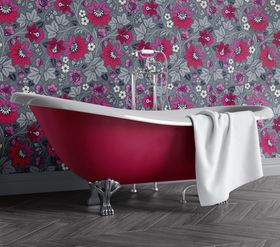 Milana Hot Pink and Grey