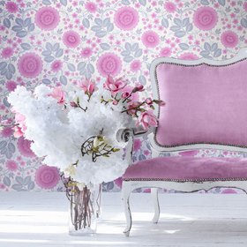 Velina Pink Peony Wallpaper