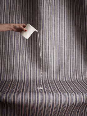 Sofas & Stuff Spill Resistant Etta's Stripe Ink