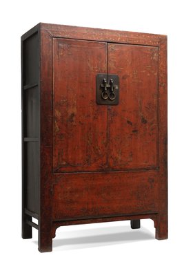 Large Red and Gold Shanxi Armoire