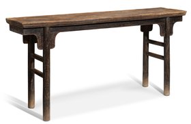 Elm Console with Rounded Legs