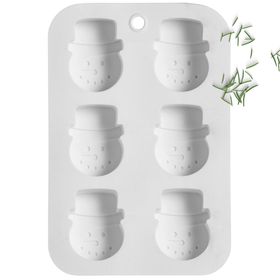 White Christmas Snowman Silicon Muffin Tray0805138.jpeg