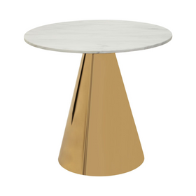 Gold Marble Cone Dining Table