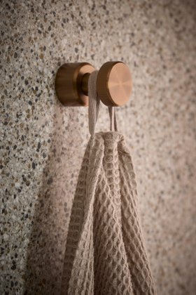 Faber Robe Hook - Brushed Bronze
