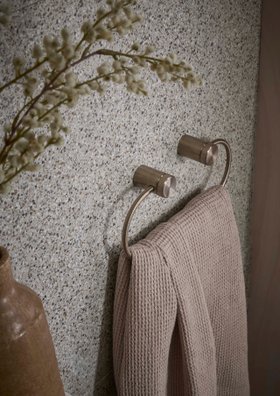 Faber Towel Ring - Brushed Nickel