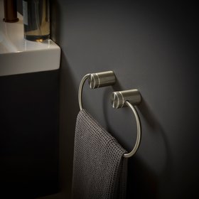 Faber Towel Ring - Brushed Nickel