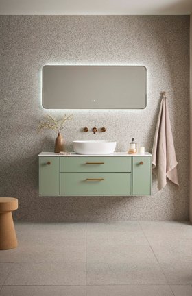 Faber 1200 X 500 Rectangular Bathroom Mirror