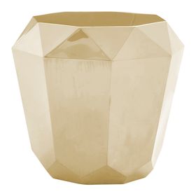 Jewel Metallic Facet Side Table - Gold