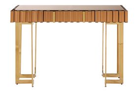 Napoli Gold Glass Console / Dressing Table