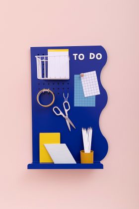 Memo Board Cobalt Blue (Portrait)