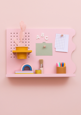Memo Board Blush Pink (Landscape)