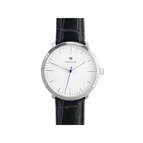 Classic London Silver Watch, 40 mm Unisex Quartz Watch 