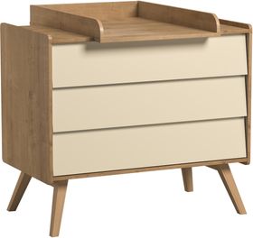 Vox Vintage Chest of Drawers in a Choice of Oak or 5 Pastel Colours