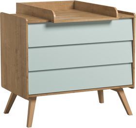 Vox Vintage Chest of Drawers in a Choice of Oak or 5 Pastel Colours