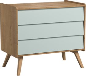 Vox Vintage Chest of Drawers in a Choice of Oak or 5 Pastel Colours