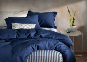 Mediterranean Blue French Linen