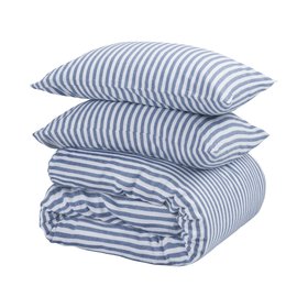 Mediterranean Blue Herringbone Bedding & Bed Sheets