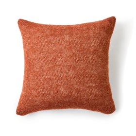 Burnt Orange Reversible Throw & Cushion