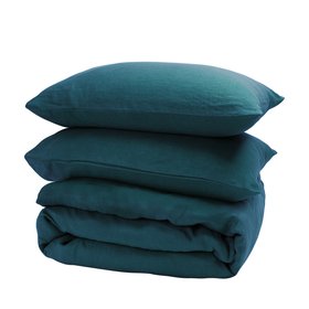 Atlantic Blue Pure French Linen Bedding
