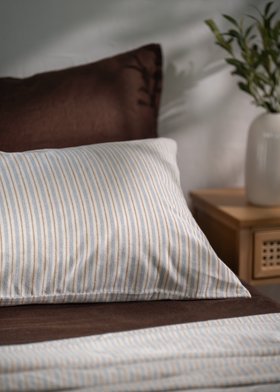 Brushed Cotton Stripe Bed Linen