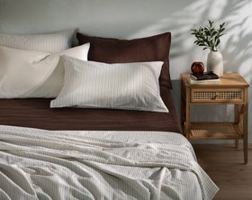 Brushed Cotton Striped Ben Linen