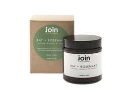Bay + Rosemary - Join Luxury Scented Soy Wax + Essential Oil Candle