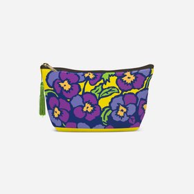 Pansies Wash Bag - Perkins & Morley