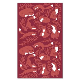 Foxes Tea Towel - The Hidden Forest Collection_Perkins & Morley