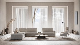 Pantone 2026 - Cloud Dancer | Living Room