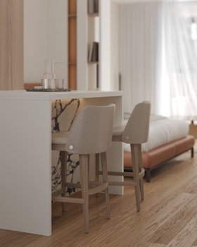 Small Apartment by White Home