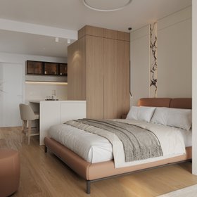 Small Apartment by White Home