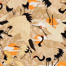 Mindthegap World Of Fabric Birds Of Happiness  Wallpaper Swatch