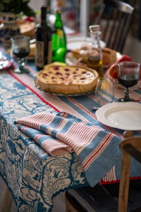 MINDTHEGAP Accessories, ENCHANTED TRANSYLVANIA, NOCHRICH TOWEL SET, Portrait Lifestyle