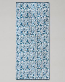 MINDTHEGAP Accessories, ENCHANTED TRANSYLVANIA, THE ENCHANTED WOODLAND DUSK BLUE TABLECLOTH LARGE, Portrait