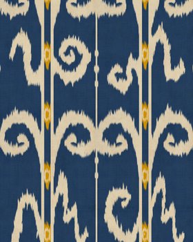 TRANSYLVANIAN RHAPSODY Anniversary Lifestyle Collection, ELYSIA IKAT Celestial Wallpaper, Wallpaper Swatch