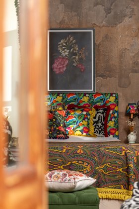 MINDTHEGAP Wall Art, TRANSYLVANIAN RHAPSODY, FLORAL ARRANGEMENTS III By REGINA DIETZCH, Lifestyle Portrait