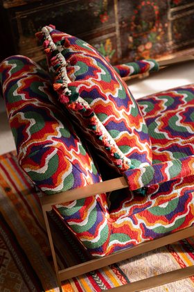 MINDTHEGAP Fabrics, TRANSYLVANIAN RHAPSODY Anniversary Lifestyle Collection, ALMA Woven Fabric FB00189 LIFESTYLE2